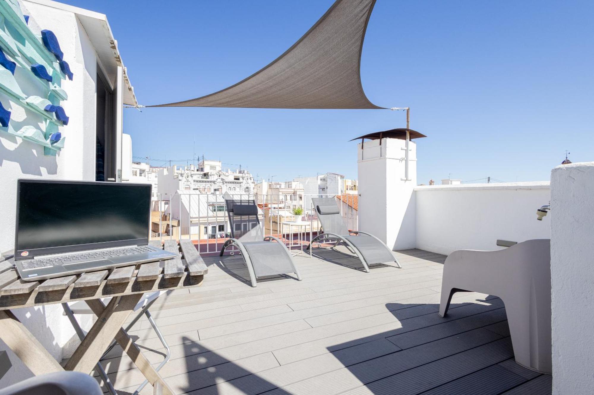 Florit Flats - Atico Oasis De Ruzafa Lägenhet Valencia Exteriör bild