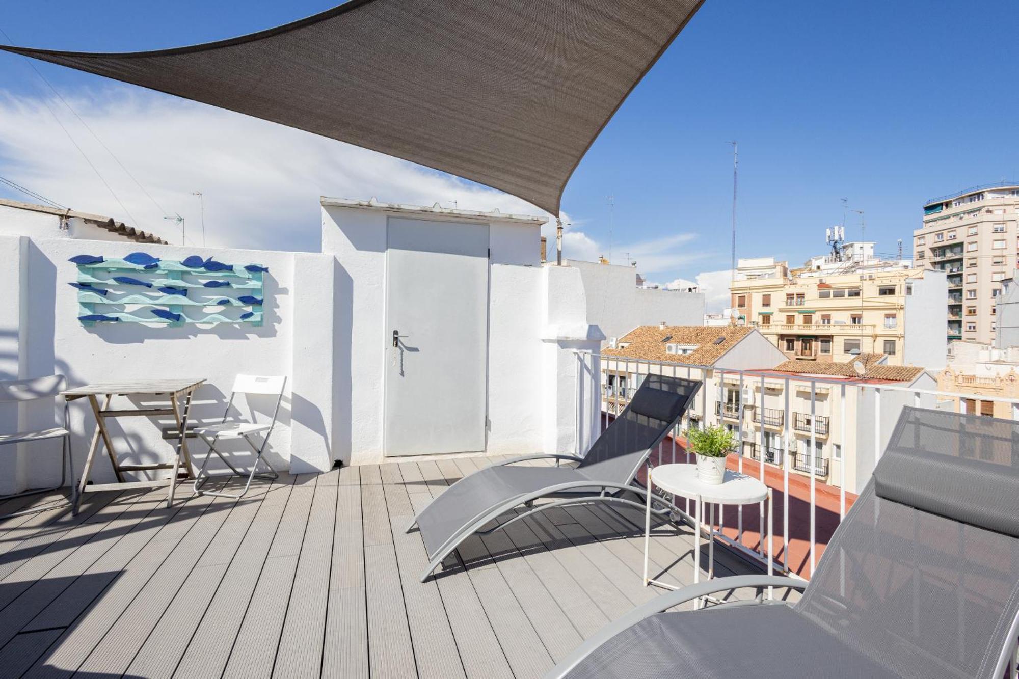 Florit Flats - Atico Oasis De Ruzafa Lägenhet Valencia Exteriör bild